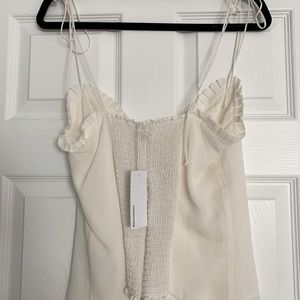 Reformation Novena Top Ivory